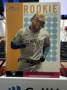 Topps Heritage Rookie Performers Jackson Chourio 2024 #RP-5 - Imagen 1 de 2