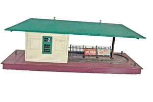 Vintage Modell Nachkriegs Lionel Trains beleuchteter Güterbahnhof Haus 256 verpackt - Bild 1 von 11