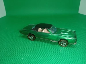 Vintage Original Hot Wheels Redline 1968 CUSTOM ELDORADO   US " Green" White Int - Picture 1 of 10