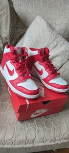 Nike Dunk High, Championship Red-white - Picture 1 of 8