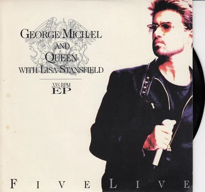 GEORGE MICHAEL / QUEEN  - SOMEBODY TO LOVE - 7'' vinyl single - vgc - - Image 1 of 2