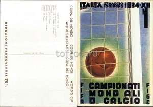 CAMPIONATI MONDIALI CALCIO ITALIA 1934-COPPA DEL MONDO-tiratura anni '60-C84-134 - Bild 1 von 1