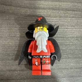 Evil Wizard 7093 Staff Cape Beard Fantasy Era Castle LEGO Minifigure Mini Figure