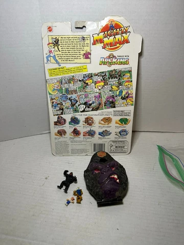 1992 Mighty Max Tangles with the Ape King 100% Complete Bluebird Toys with card Cover