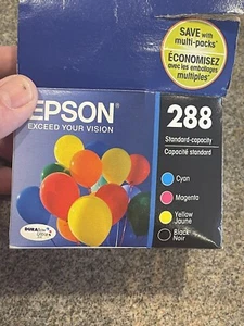 Neu Epson 288 2-Cyan 1-Magenta 2-Gelb 1-Schwarz Tintenpatronen T288520 Abgelaufen - Bild 1 von 8