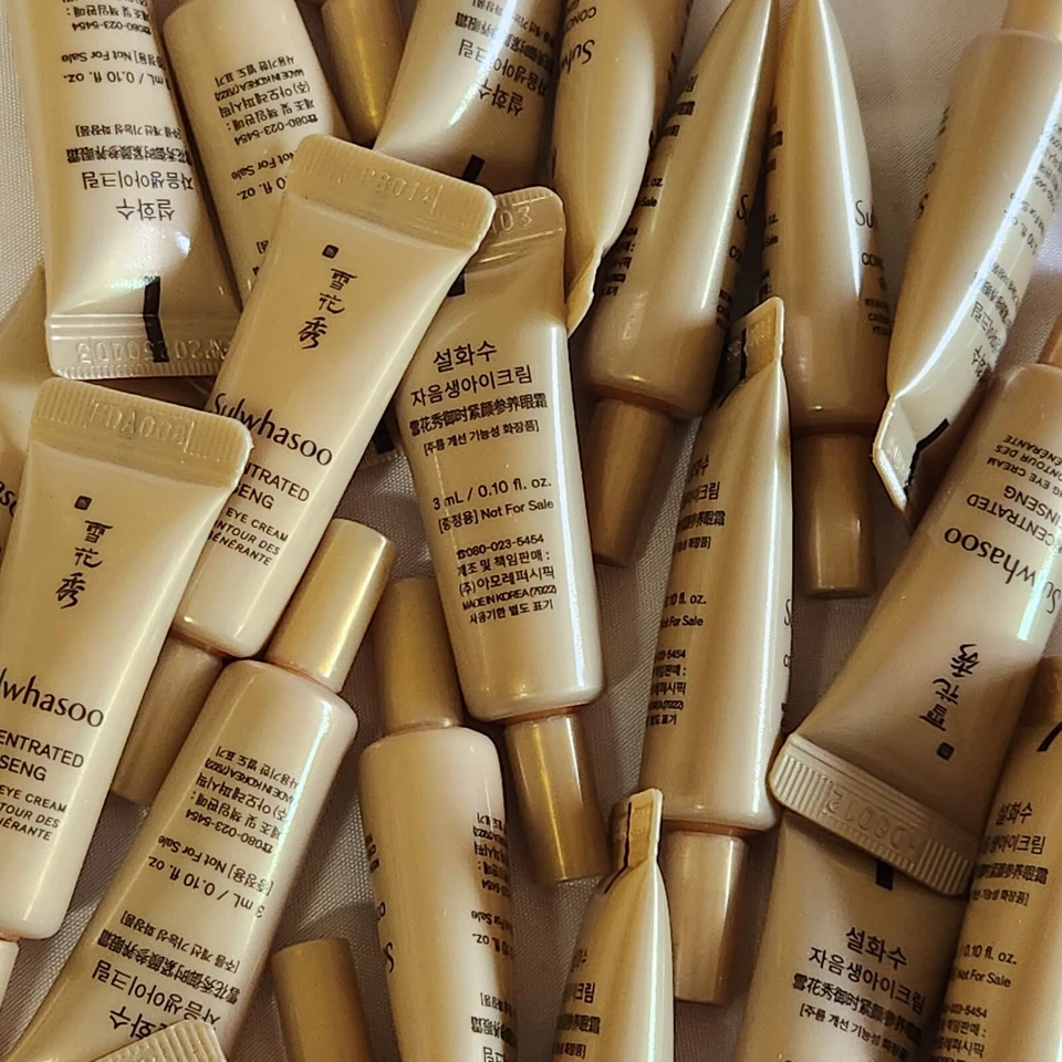 Crema de ojos renovadora de ginseng concentrado Sulwhasoo EX 3 ml x 10 un. Foto 1 de 1