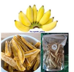 Dried banana Organic 100% No sugar, honey real fruit Snacks Natural Fruit 250g - Picture 1 of 13