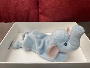 Ty Beanie Baby 1995 Peanut The Elephant (Tag Error) - Picture 1 of 3