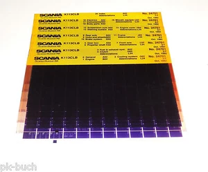 Microfich catalogo ricambi / Parts Catalogue Scania Bussar K 113 CBL Bus 10/92 - Foto 1 di 1