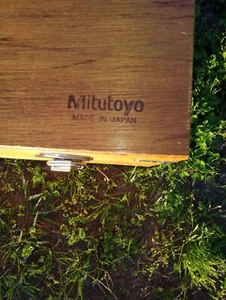 MITUTOYO WOODEN MICRO METER BOX ONLY 103-906 OMS T2-12 - Picture 1 of 21