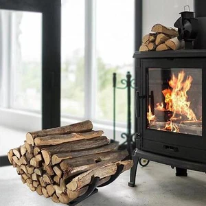 Firewood Rack Firewood Storage Bracket Log Hoop Wood Stand Holder Heavy Duty - Picture 1 of 7