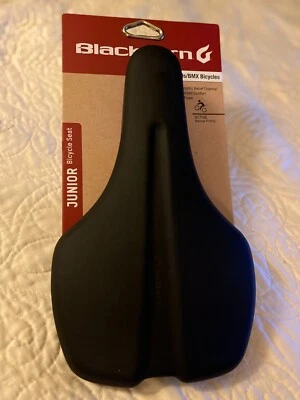 Nuevo - Asiento de bicicleta BMX Blackburn Junior niños jóvenes negro - con abrazadera de asiento Foto 1 de 2