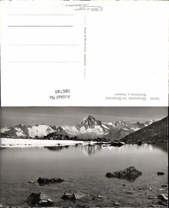 586749,Foto Ak Ginanzsee i. Ginanztal Bietschhorn u. Nesthorn Zeneggen Switzerla - Picture 1 of 1