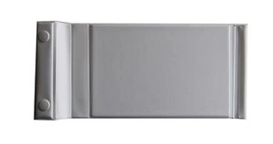 Wechselmappe DIN A6 lang mit 2 Druckknöpfen, Farbe: weiß, original ggm, hergeste - Bild 1 von 3