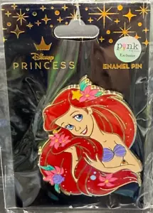 Disney - The Little Mermaid Ariel Floral Series Pin - Pink a la Mode PALM - Picture 1 of 1