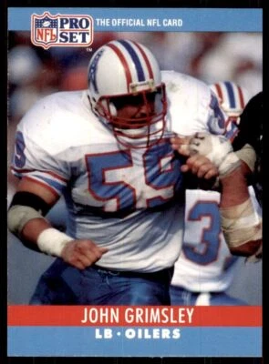 1990 Pro Set John Grimsley Football Cards #120 - Image 1 of 2