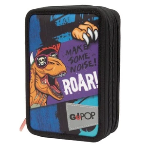 Astuccio Scuola triplo GOPOP T-Rex Auguri Preziosi
