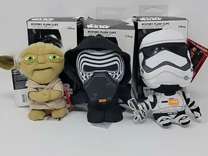 *3er-Pack* Disney Star Wars Mystery sprechender Plüsch Clipz Yoda Stormtrooper Kylo Ren - Bild 1 von 12