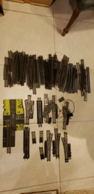 HO Left & Right Turnouts Brass Rail Straight Tracks 80+ - Image 1 of 4