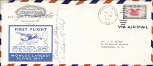 GLENN L. MARTIN - COMMEMORATIVE ENVELOPE SIGNED WITH CO-SIGNERS - Picture 1 of 1