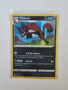 Thievul 48/72 Holo Rare ~ Pokemon Shining Fates - Picture 1 of 1
