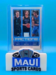 2018-19 Panini Status Luka Doncic Dirk Nowitzki Harrison Barnes Silver Prizm #16 - Bild 1 von 2