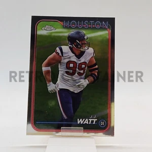 TOPPS Chrome Football NFL Cards 2024 - 82 Houston J.J. Watt - Picture 1 of 1