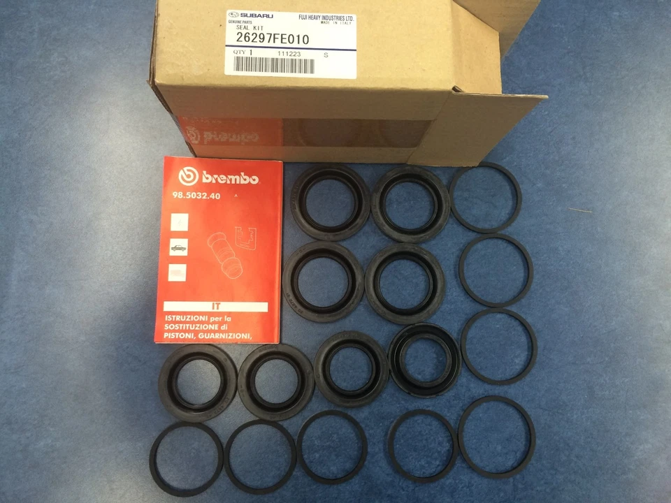 Subaru Brembo Front Caliper Reseal Kit 2004-2017 WRX STi Impreza 26297FE010 OEM - Image 1 of 1