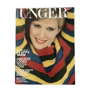 Sweater Jacket Knitting Crochet Pattern Booklet Unger Vol 241 1980 21 Designs - Picture 1 of 11
