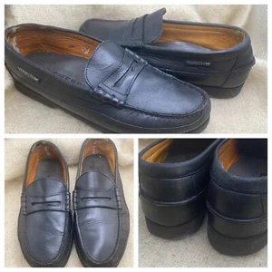 Mephisto Cap Vert Penny Loafer Black Smooth Leather Mens Size US 9 - Picture 1 of 18