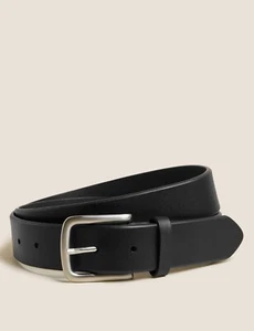 BNWT M&S Genuine leather Belt Black - Size 42-44 - Picture 1 of 2