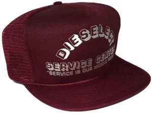Vintage Trucker Hat Dieselect Service Center Service is Our Middle Name Snapback - Picture 1 of 6