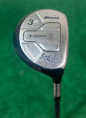 Mizuno T-Zoid Blue Rage, 13 degree 3-wood, Stiff Flex, Exsar Platinum Shaft - RH - Image 1 of 4