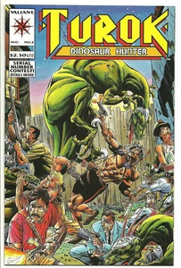 Turok Dinosaurier-Jäger #2 August 1993 Valiant Comics Sehr guter Erhaltungszustand/NM, Kombiversand - Bild 1 von 3