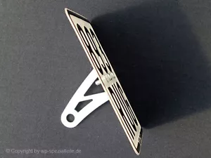 Kennzeichenhalter seitlich Peugeot Speedfight 2 / 3 Tuning LC AC 50ccm POLIERT - Bild 1 von 5