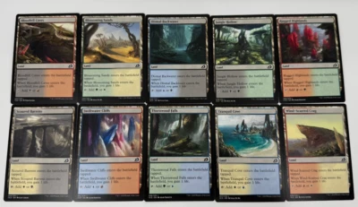 10 MTG DUAL LAND LIFE GAIN Cards 1x each IKO KTK FRF EMA M20 NEO Lands - Image 1 of 4