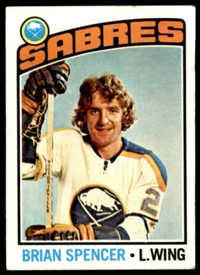 1976-77 Topps Brian Spencer Buffalo Sabres #191 - Image 1 of 2