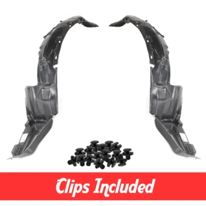 Driver & Passenger Side Fender Liner Set w/ Clips For 1994-1997 Honda Accord - Picture 1 of 12