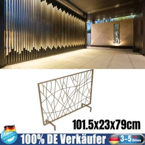 Funkengitter, Funkenschutz, Kaminschirm aus Eisen, Kaminschutz 101.5x23x79cm - Bild 1 von 12
