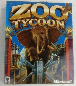 Vintage Zoo Tycoon 1.0 Original Microsoft 2003 Box Manual CD PC Software Game - Picture 1 of 9
