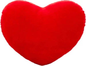 Cute Plush Red Heart Pillow Love Pillow Cushion Toy Throw Pillows for Kids' Frie - Picture 1 of 12