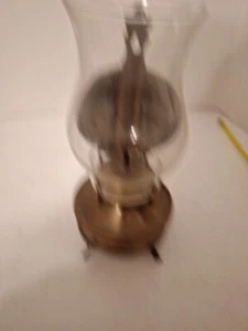 Lamplight Farms Vintage Metal Oil Lamp Wall Sconces With Glass Chimneys - Picture 1 of 3