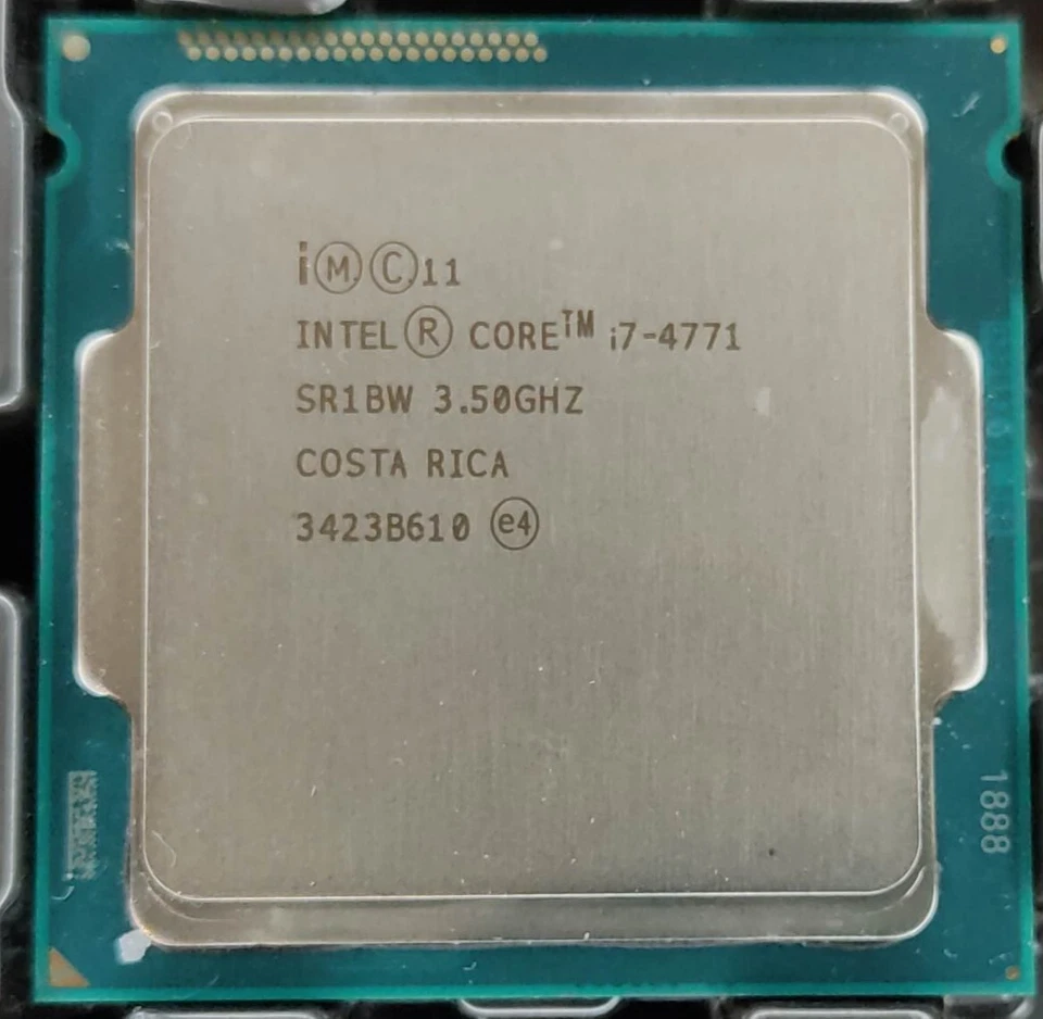 Processore CPU quad-core Intel SR1BW Core i7-4771 3,5 GHz LGA1150 - Immagine 1 di 1
