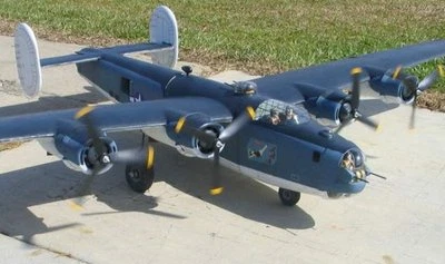 B-24  Liberator 110"  Giant Scale RC AIrplane Printed Plans & Templates   - Image 1 of 4