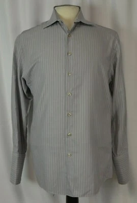 Thomas Pink Men's Dress Shirt Size 15 1/2 Striped Button Up Slim Fit Coton Cool - Image 1 of 4