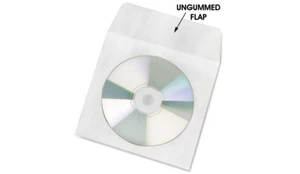 Uline Paper CD Envelopes - 5 x 5", White, 1000 Per Box - Free Shipping - Picture 1 of 2