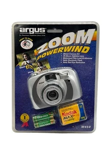 Kit de cámara Argus Zoom Powerwind 35 mm - 2002 - Totalmente nueva - LEER vintage - Imagen 1 de 9