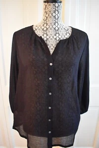  Tommy Bahama Lana Bay schwarzes Top – S/P – neu mit Etikett – 99,50 $ - Bild 1 von 7