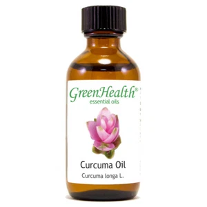 Curcuma Essential Oil - 2 fl oz - Amber Glass Bottle w/ Cap - GreenHealth - Imagen 1 de 1