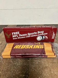 Vintage 1985 Winston Cigs Washington Redskins Promo Team Sporttasche NEU - Bild 1 von 9